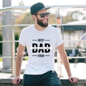 Minimale Vaderdag cadeau voor beste papa ooit op m T-shirt