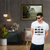 Minimale Vaderdag cadeau voor beste papa ooit op m T-shirt