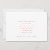 Minimale vakantiefotokaart kaart (Achterkant)