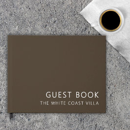 Minimale vakantiewoning QR Code Reacties Bruin Gastenboek