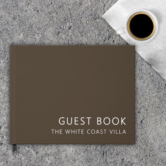 Minimale vakantiewoning QR Code Reacties Bruin Gastenboek