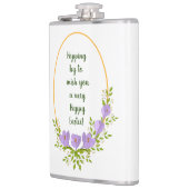 Minimale vakantieworsten Kroesbloemen Pasen Heupfles (Links)