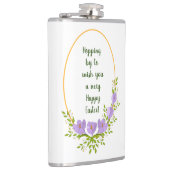 Minimale vakantieworsten Kroesbloemen Pasen Heupfles (Rechts)