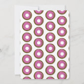 Minimale Valentijnsdag Chocolate Donut Birthday Kaart (Achterkant)