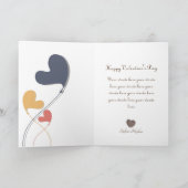 Minimale Valentijnsdag Feestdagen Kaart (Binnen)