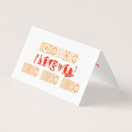 Minimale Valentijnsdag Kaart (Voorkant)