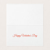 Minimale Valentijnsdag Kaart (Binnenkant ongevouwen)