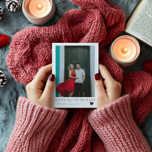 Minimale Valentijnsdag zwart-wit en foto