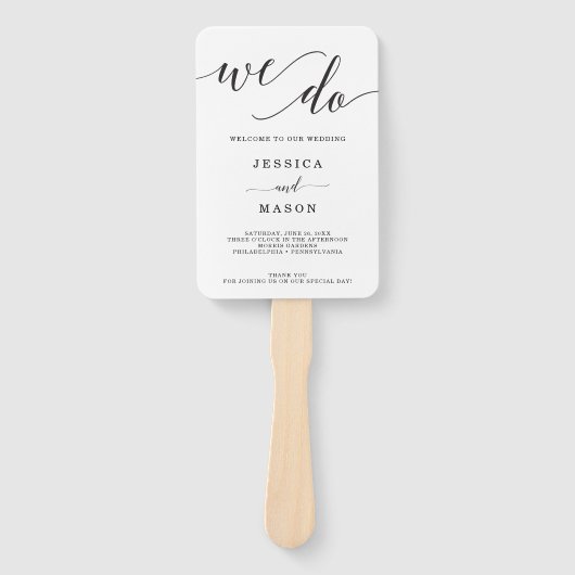 Minimale verbondenheid van het programma Elegance  Handwaaier (Voorkant)