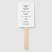 Minimale verbondenheid van het programma Elegance  Handwaaier (Achterkant)