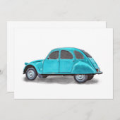 Minimale verf in de auto kaart (Voorkant / Achterkant)