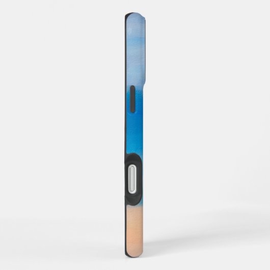 Minimale verf van de Beekscène van de Beer iPhone Hoesje (Rechterkant)