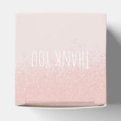 Minimale verjaardag van Tutu Girl, twee glitter Bedankdoosjes (Bovenkant)