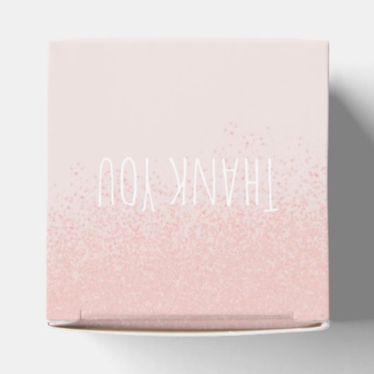 Minimale verjaardag van Tutu Girl, twee glitter Bedankdoosjes (Bovenkant)