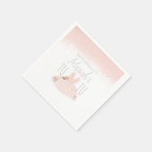 Minimale verjaardag van Tutu Girl, twee glitter Servet (Hoek)