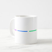 Minimale verklaring koffiemok (Voorkant links)