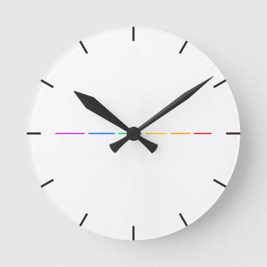 Minimale verklaring ronde klok (Voorkant)