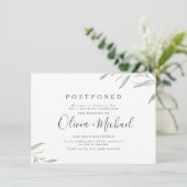 Minimale verlenging van de groene kalligrafie brui kaart (Staand voorkant)