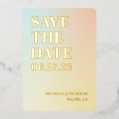 Minimale Verloop Opslaan Datum Kaart (Voorkant)