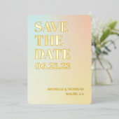 Minimale Verloop Opslaan Datum Kaart (Staand Voorkant)