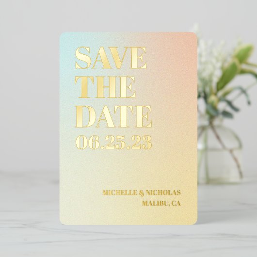 Minimale Verloop Opslaan Datum Kaart (Staand Voorkant)