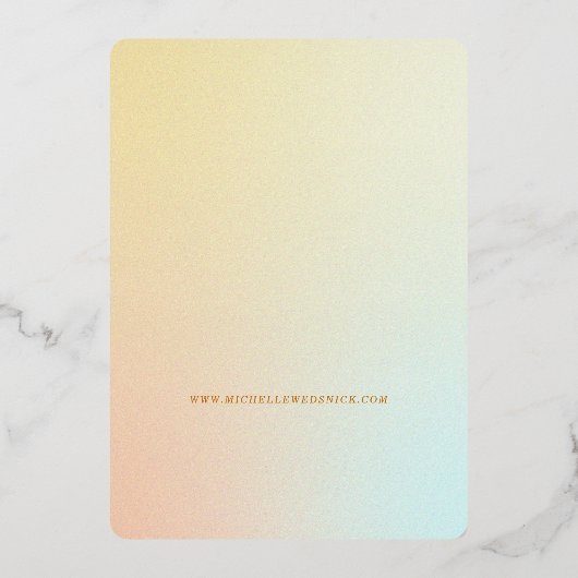 Minimale Verloop Opslaan Datum Kaart (Achterkant)