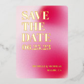 Minimale Verloop Opslaan Datum Kaart (Voorkant)