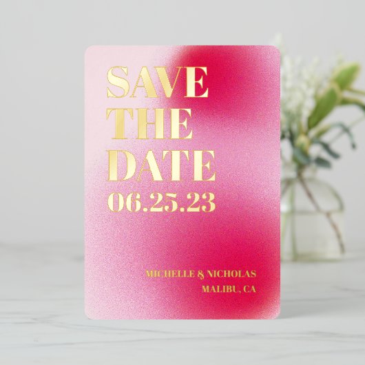 Minimale Verloop Opslaan Datum Kaart (Staand Voorkant)