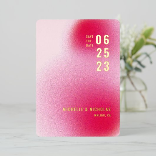 Minimale Verloop Opslaan Datum Kaart (Staand Voorkant)