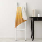 Minimale verlooppatroon. Duo Tone-Hoesje ontwerp. Sherpa Deken (In situ)