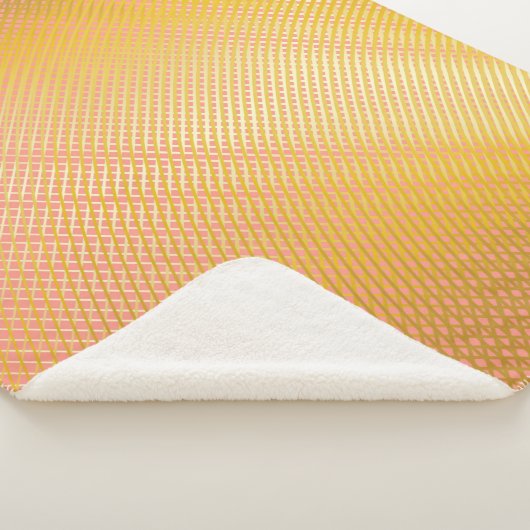 Minimale verlooppatroon. Duo Tone-Hoesje ontwerp. Sherpa Deken (3/4)