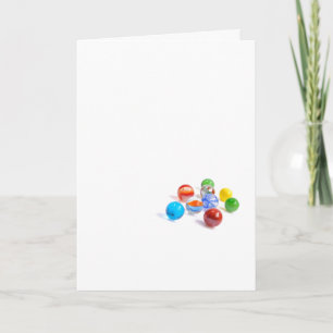 Minimale Verloren Knikkers Vriendschap Kaart