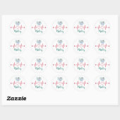 Minimale verpleegster sticker | scrub squad | verp (Vel)
