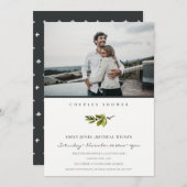 Minimale vertakking van de Tak van de Pijn de Toon Bedankkaart (Voorkant / Achterkant)