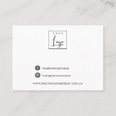 Minimale vertakking van de vertakking van de Pijnv Visitekaartje (Achterkant)