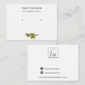 Minimale vertakking van de vertakking van de Pijnv Visitekaartje (Voorkant / Achterkant)