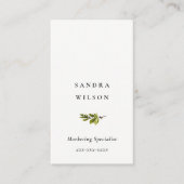 Minimale vertakking van de vertakking van de Pijnv Visitekaartje (Voorkant)