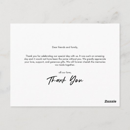 Minimale vervanging van je fotoflat dankzij je Bri Briefkaart (Achterkant)