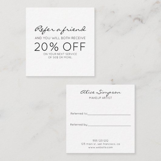 Minimale verwijzing naar moderne versie (Voorkant / Achterkant)