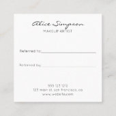 Minimale verwijzing naar moderne versie (Achterkant)