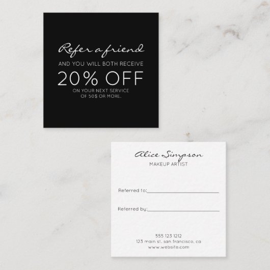 Minimale verwijzing naar moderne versie (Voorkant / Achterkant)