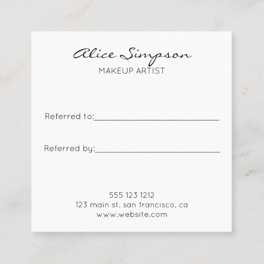 Minimale verwijzing naar moderne versie (Achterkant)