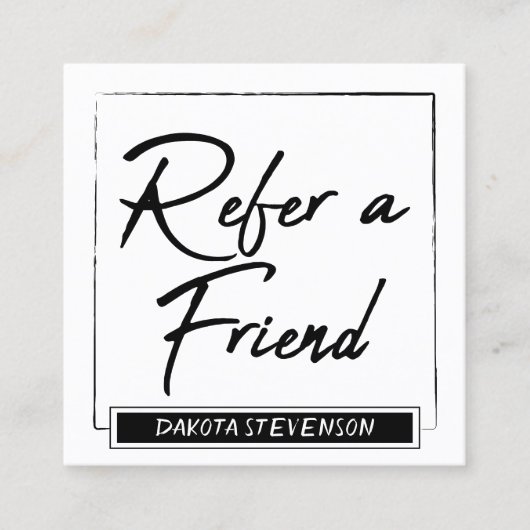 Minimale verwijzing | Professioneel zwart-wit (Voorkant)