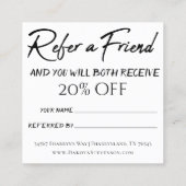 Minimale verwijzing | Professioneel zwart-wit (Achterkant)