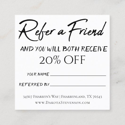 Minimale verwijzing | Professioneel zwart-wit (Achterkant)