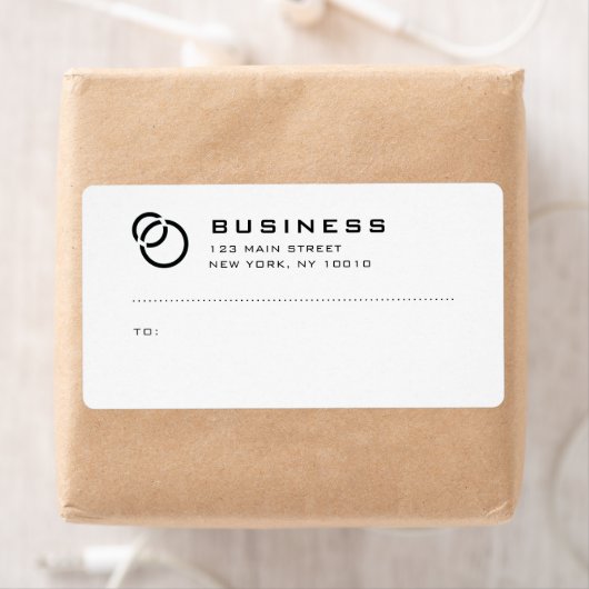 Minimale verzending van oudere moderne Logo Etiket (Insitu)