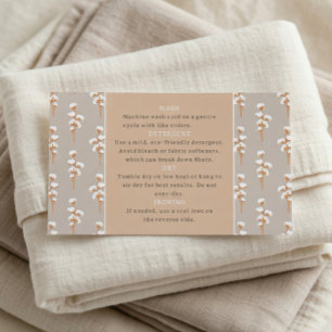 Minimale Verzorgingsinstructies voor Planten Kaart Visitekaartje