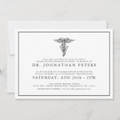 Minimale veterinaire Afstuderen|Uitnodiging tot pe Kaart (Voorkant)