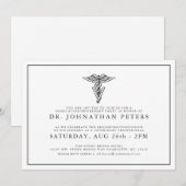 Minimale veterinaire Afstuderen|Uitnodiging tot pe Kaart (Voorkant / Achterkant)