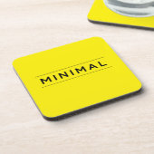 Minimale Vibes Bier Onderzetter (Linkerzijde)